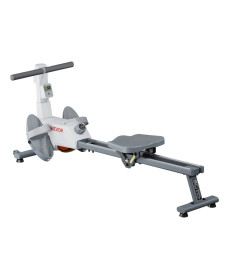 Веслувальний тренажер магнітний VEVOR сіро-білий