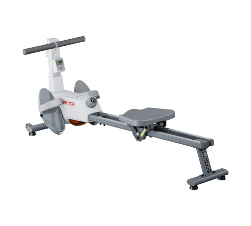 Веслувальний тренажер магнітний VEVOR сіро-білий
