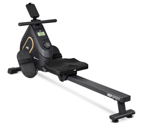 Веслувальний тренажер Hop-Sport HS-085R Bazel чорно-золотистий