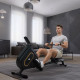 Веслувальний тренажер Hop-Sport HS-085R Bazel чорно-золотистий
