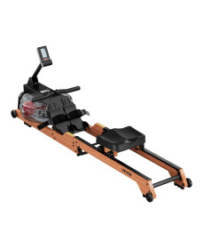 Веслувальний тренажер водний VEVOR, коричневий