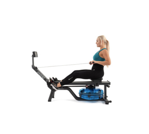 Веслувальний тренажер Hop-Sport HS-160WR Hydro з килимком