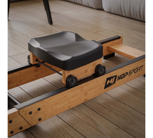 Веслувальний тренажер Hop-Sport HS-200WR Aquen коричневий