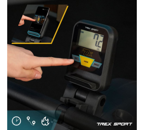 Веслувальний тренажер Trex Sport TX-580RM Rein чорний