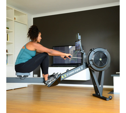 Веслувальний тренажер повітряний Concept2 з високими ніжками