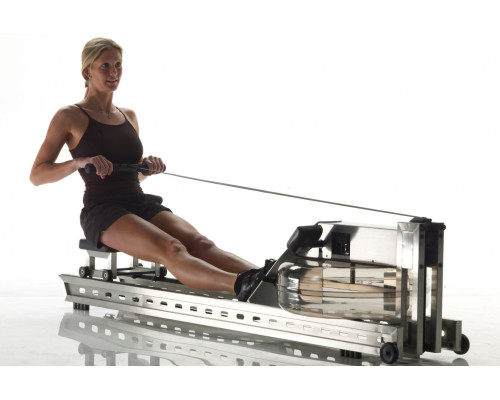 Веслувальний тренажер водний WaterRower S1 LoRise S4 Steel