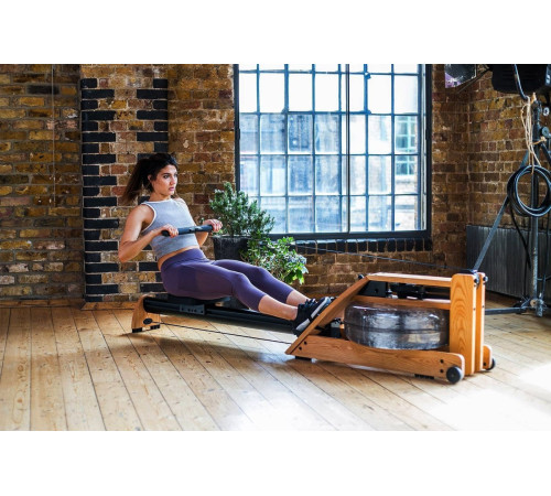 Веслувальний тренажер водний WaterRower A1 Oak Home жовтий