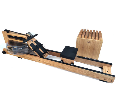 Веслувальний тренажер водний WaterRower S4 Oak жовтий