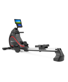 Веслувальний тренажер електромагнітний Hop-Sport HS-095R Spike сірий + мат