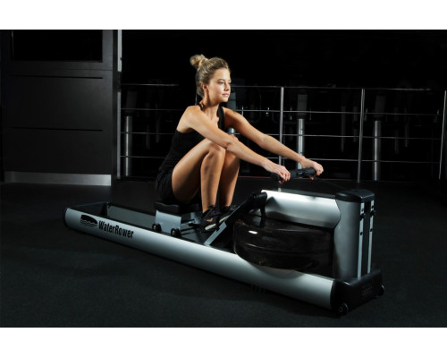 Веслувальний тренажер водний WaterRower M1 LoRise S4 Aluminum