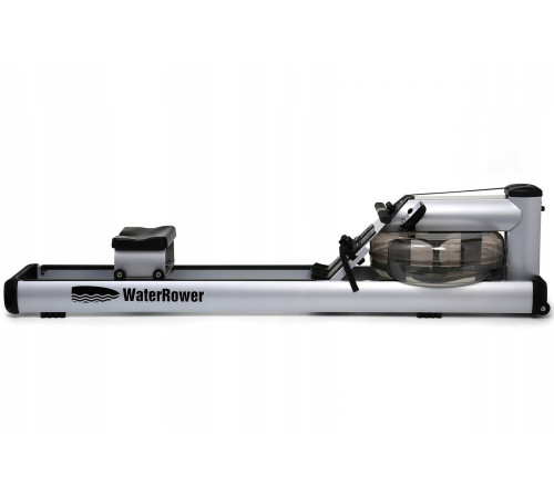 Веслувальний тренажер водний WaterRower M1 LoRise S4 Aluminum сірий