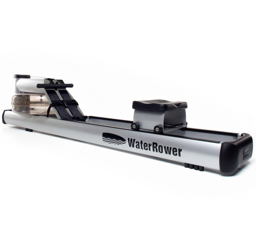 Веслувальний тренажер водний WaterRower M1 LoRise S4 Aluminum сірий