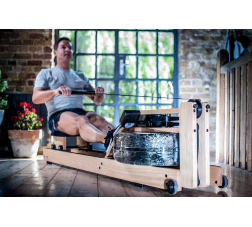 Веслувальний тренажер водний WaterRower Natural S4 Ash жовтий