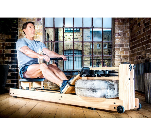 Веслувальний тренажер водний WaterRower Natural S4 Ash жовтий