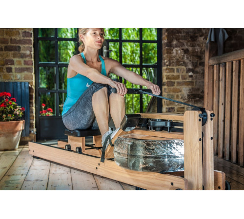 Веслувальний тренажер водний WaterRower Natural S4 Ash жовтий