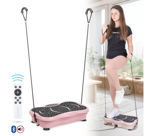 Вібраційна платформа inSPORTline Maviro рожева