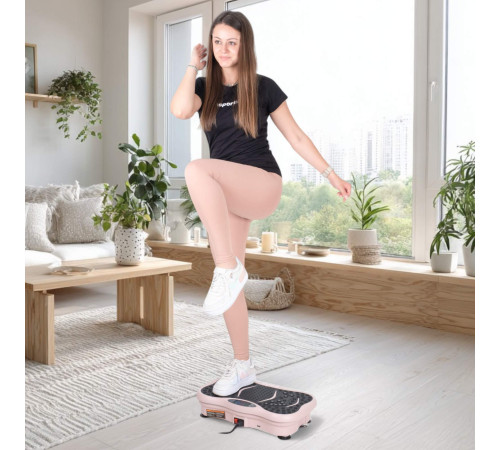 Вібраційна платформа inSPORTline Maviro рожева