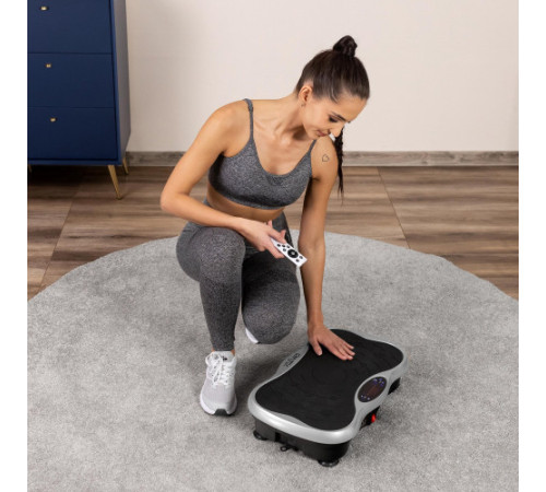 Вібраційна платформа GYMTEK XP500 срібляста
