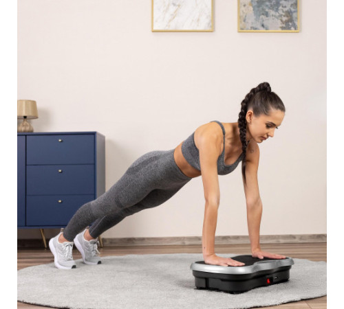 Вібраційна платформа GYMTEK XP500 срібляста