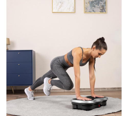 Вібраційна платформа GYMTEK XP500 срібляста
