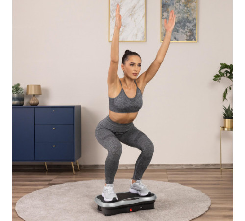 Вібраційна платформа GYMTEK XP500 срібляста