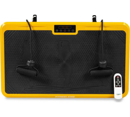 Вібраційна платформа Fitness King Vibro Form чорно-жовта