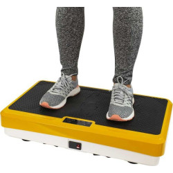 Вібраційна платформа Fitness King Vibro Form чорно-жовта