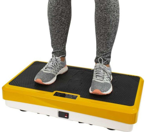 Вібраційна платформа Fitness King Vibro Form чорно-жовта