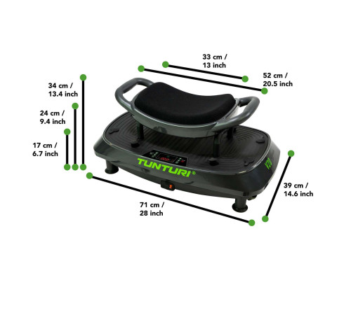 Вібраційна платформа Tunturi Cardio Fit V20