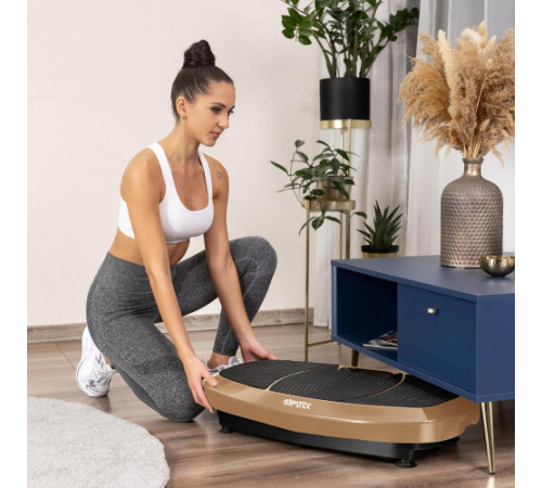 Вібраційна платформа Gymtek 3D XP750 золота