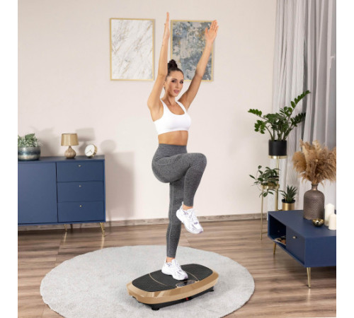 Вібраційна платформа Gymtek 3D XP750 золота