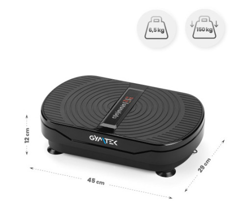 Вібраційна платформа GYMTEK XP300 чорна