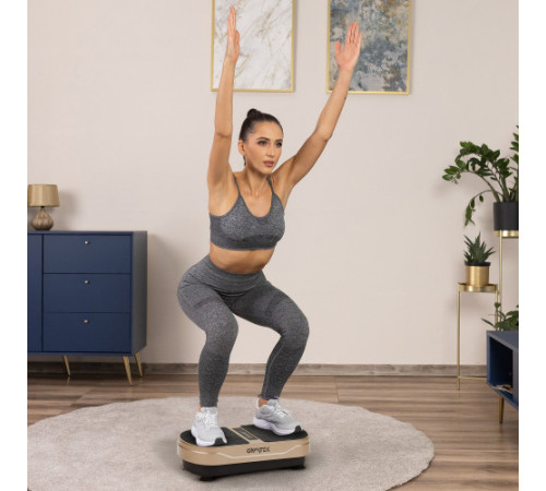 Вібраційна платформа GYMTEK XP300 золотиста