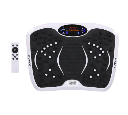 Вібраційна платформа One Fitness SVP08 чорно-біла