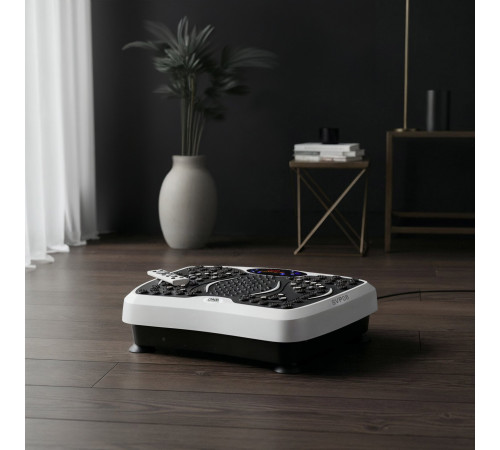 Вібраційна платформа One Fitness SVP08 чорно-біла