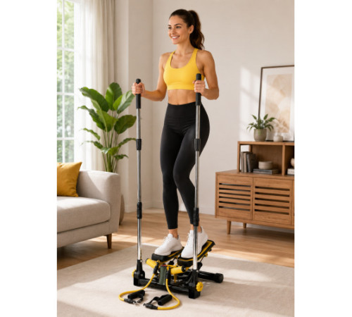 Степпер Besport BS-9010HR Trekka, чорно-жовтий