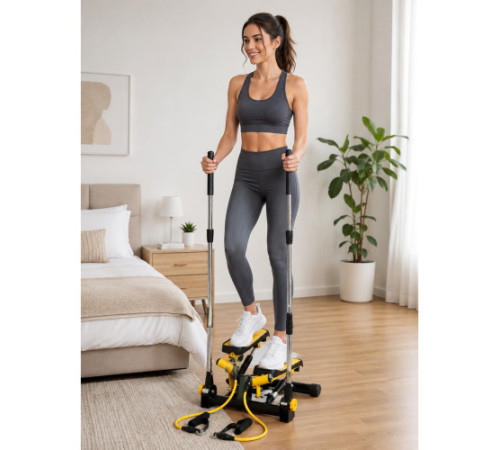 Степпер Besport BS-9010HR Trekka, чорно-жовтий