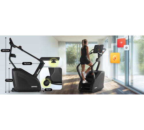 Степпер ескалатор ZIPRO Legday чорний