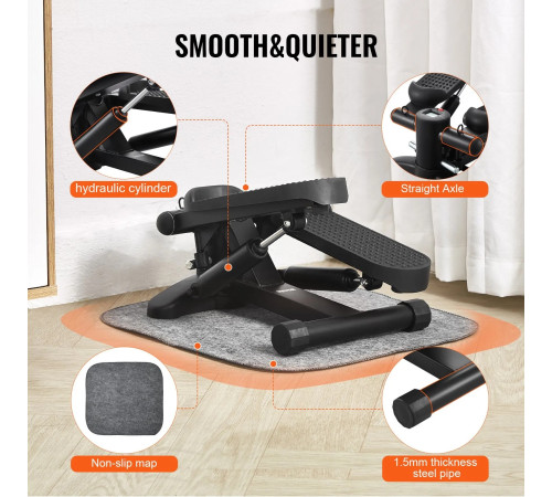 Степер сходинка VEVOR RB-SP03, чорний