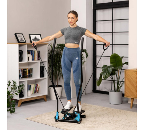 Степпер гідравлічний Hop-Sport HS-045S Slim блакитний