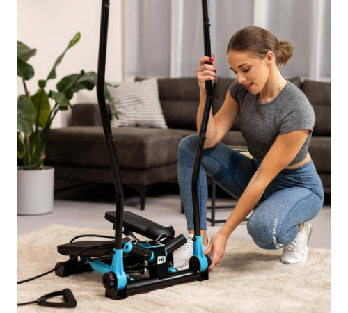 Степпер гідравлічний Hop-Sport HS-045S Slim блакитний