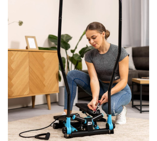 Степпер гідравлічний Hop-Sport HS-045S Slim блакитний