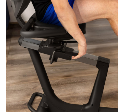 Велотренажер горизонтальний електромагнітний Gymtek XBR8000, чорний
