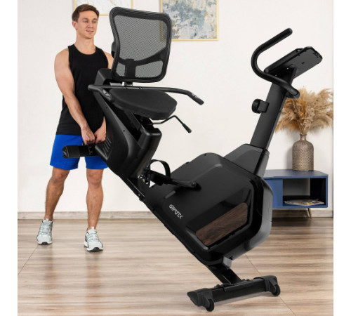 Велотренажер горизонтальний магнітний Gymtek XBR5000, чорний
