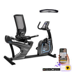 Велотренажер горизонтальний магнітний inSPORTline inCondi R600i сірий