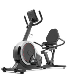 Велотренажер горизонтальний магнітний Hop-Sport HS-060L Pulse 2020 сріблястий 