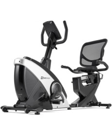 Велотренажер горизонтальний електромагнітний Hop-Sport HS-070L Helix iConsole+ сріблястий