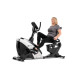 Велотренажер горизонтальний електромагнітний Hop-Sport HS-070L Helix iConsole+ сріблястий