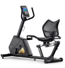 Велотренажер горизонтальний Hop-Sport HS-4500L Arkil чорно-золотистий