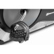 Велотренажер горизонтальний Hop‑Sport HS-040L Root чорно-сріблястий